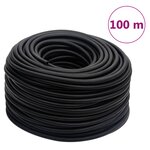vidaXL Tuyau d'air hybride noir 0 6" 100 m caoutchouc et PVC