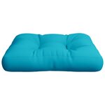 vidaXL Coussin de palette turquoise 58x58x10 cm tissu oxford