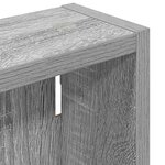 vidaXL Armoire murale de salle de bain Gris Sonoma 40 x 10 x 50 cm