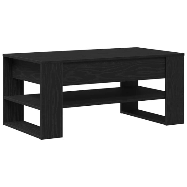 vidaXL Table basse Chêne noir 102 x 55 x 45 cm Bois d'ingénierie