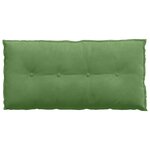 vidaXL Coussin de Dos Vert clair 100 x 50 cm Tissu en velours côtelé