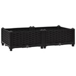 vidaXL Lit surélevé 80x40x23 cm Polypropylène