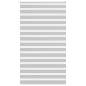 vidaXL Store zèbre gris clair largeur du tissu 130 9 cm polyester