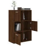 vidaXL Armoire de rangement Chêne marron 60x29 5x90 cm