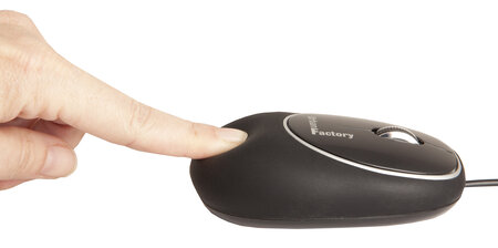 Urban factory urban factory mouse memory foam black usb 2.0 optical 800 dpi