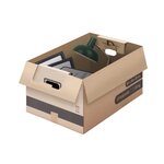 Pack and Move - Lot 30 cartons déménagement stockage M -  60 x 40 x 30 cm - Poignées renforcées -  1 adhésif offert