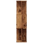 vidaXL Bibliothèque vieux bois 80x24x96 cm bois d'ingénierie