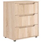 vidaXL Buffet VISNES chêne sonoma 60x40x73 cm bois d'ingénierie