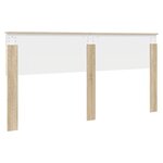 vidaXL Tête de lit Chêne Sonoma 180 cm Bois d'ingénierie