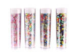 Perle Rocaille tubes 8 g Multicolore 4 pièces