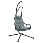 vidaXL Chaise suspendue Anthracite 94 x 107 x 196.5 cm Acier