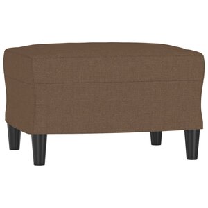 vidaXL Repose-pied Marron 60x50x41 cm Tissu