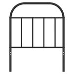 vidaXL Tête de lit métal noir 75 cm