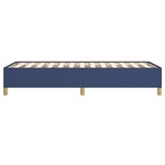 vidaXL Cadre de lit sans matelas bleu 80x200 cm tissu