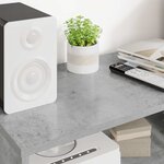 vidaXL Meuble TV Gris béton 80 x 35 x 40 cm Bois d'ingénierie