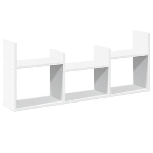 vidaXL Armoire murale 100x18x40 cm blanc bois d'ingénierie