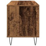 vidaXL Meuble à vinyles Bois ancien 100 x 38 x 48 cm Bois d'ingénierie