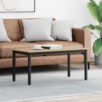 vidaXL Table basse Sonoma 100 x 50 x 45 cm Bois d'ingénierie