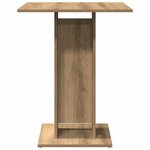 vidaXL Table de bistro chêne artisanal 60x60x75 cm bois d'ingénierie