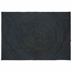 vidaXL Tapis de surface Rectangulaire Gris foncé 200 x 290 cm Jute