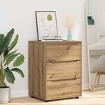 vidaXL Armoire de rangement Chêne artisanal 60 x 48 x 81 cm