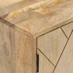 vidaXL Buffet 80x30x75 cm Bois de manguier solide