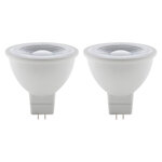 Lot de 2 spots LED 3 5W GU5 3 250lm 2700K (blanc chaud)