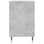 vidaXL Armoire à chaussures Gris béton 102x36x60 cm Bois d'ingénierie
