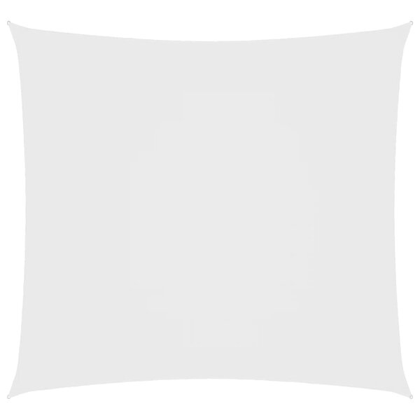 vidaXL Voile de parasol tissu oxford carré 2x2 m blanc