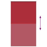 vidaXL Store enrouleur occultant rouge largeur du tissu 136 6 cm