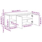 vidaXL Banc d'entrée avec coussin Uni Blanc 100 x 38 x 46 cm