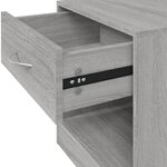 vidaXL Tables de chevet 2 Pièces avec tiroir Sonoma gris