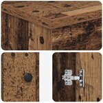 vidaXL Armoire de salle de bain Bois ancien 54 x 41 x 70 cm