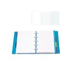 Recharge pour carnet de notes rechargeable format A5, lignée, Blanc FILOFAX