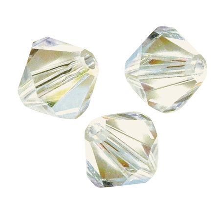 Perle cristal swarovski aurore boréale ø 8 mm