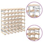 vidaXL Casier à bouteilles 42 bouteilles Pinède solide