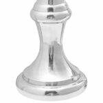 vidaXL Sculptures 2 Pièces Argent Aluminium