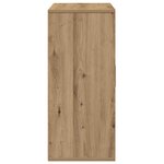 vidaXL Buffet chêne artisanal 60 x 31 x 70 cm Bois d'ingénierie