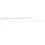 vidaXL Auvent rétractable automatique anthracite et blanc 400x300 cm
