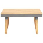 vidaXL Table basse de jardin 60x60x31 5 cm Bois solide d'acacia