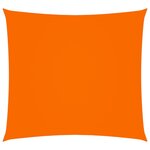 vidaXL Voile de parasol Tissu Oxford carré 3 6x3 6 m Orange