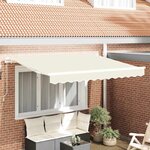 vidaXL Toile de rechange pour store banne Crème 350 x 200 cm Toile