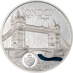 LONDON Tiffany Art 3 Once Argent Coin 20 Dollars Palau 2023