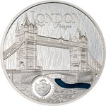 LONDON Tiffany Art 3 Once Argent Monnaie 20 Dollars Palau 2023