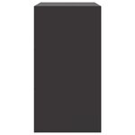 vidaXL Buffet noir 67x39x73 cm acier
