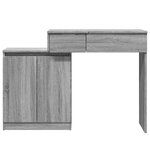 vidaXL Coiffeuse avec LED sonoma gris 115x37x110 5 cm