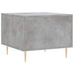 vidaXL Tables basses 2 Pièces gris béton 50x50x40 cm bois d'ingénierie