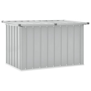 vidaXL Boîte de rangement de jardin Gris 109x67x65 cm