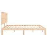 vidaXL Cadre de lit sans matelas bois massif de pin