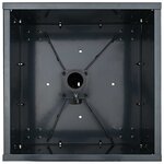 vidaXL Base de parasol avec jardinière Anthracite 45 x 45 x 45 cm